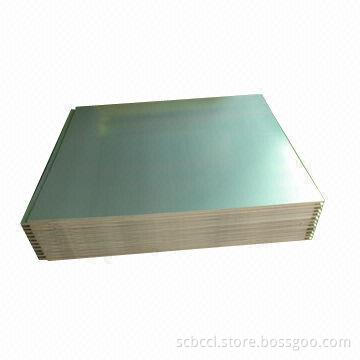 High thermal aluminum laminate, electromagnetic shielding good processing performance green membrane